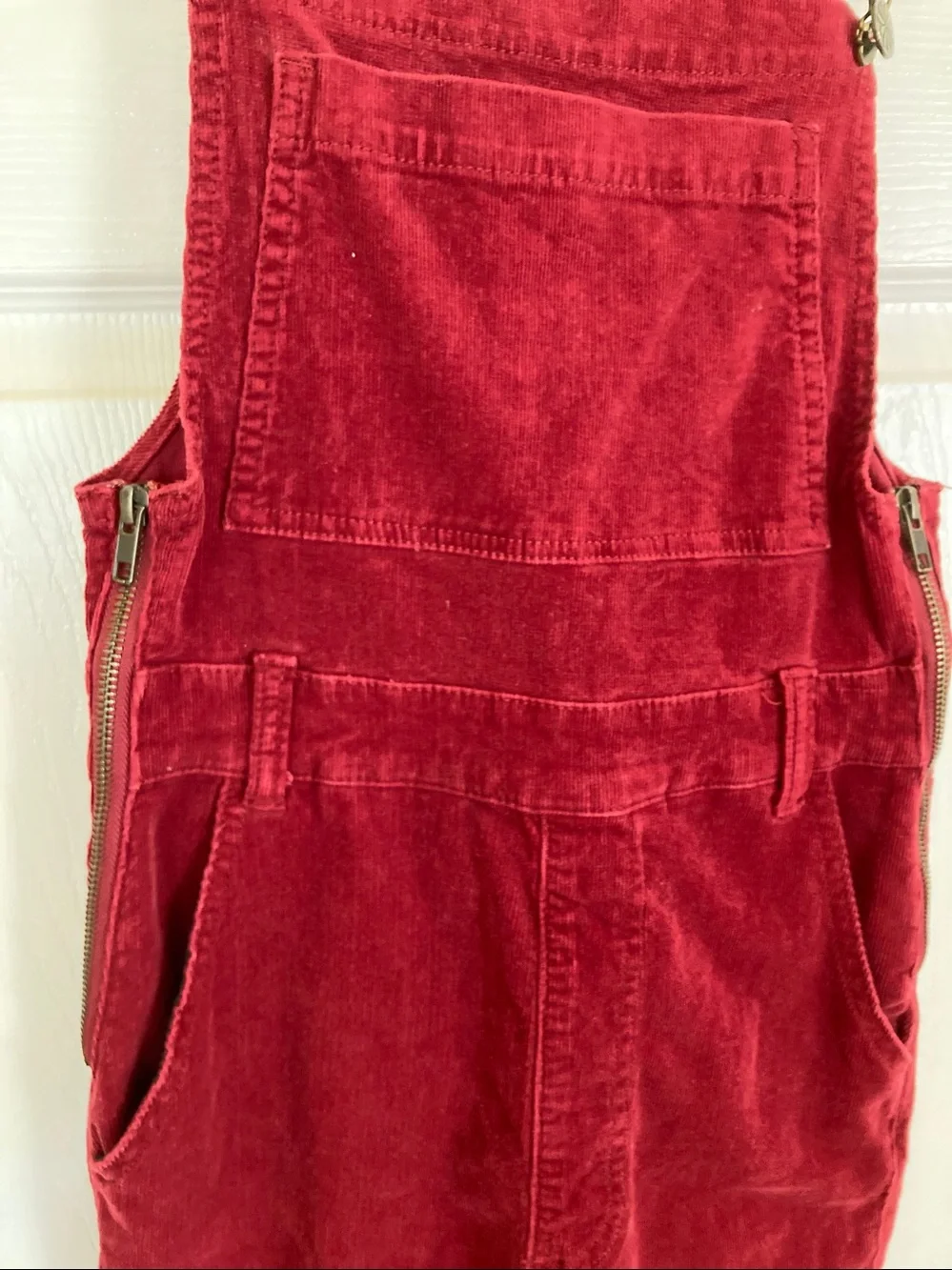 Show me your mumu Crimson Corduroy Bib Overalls - Picture 8 of 13